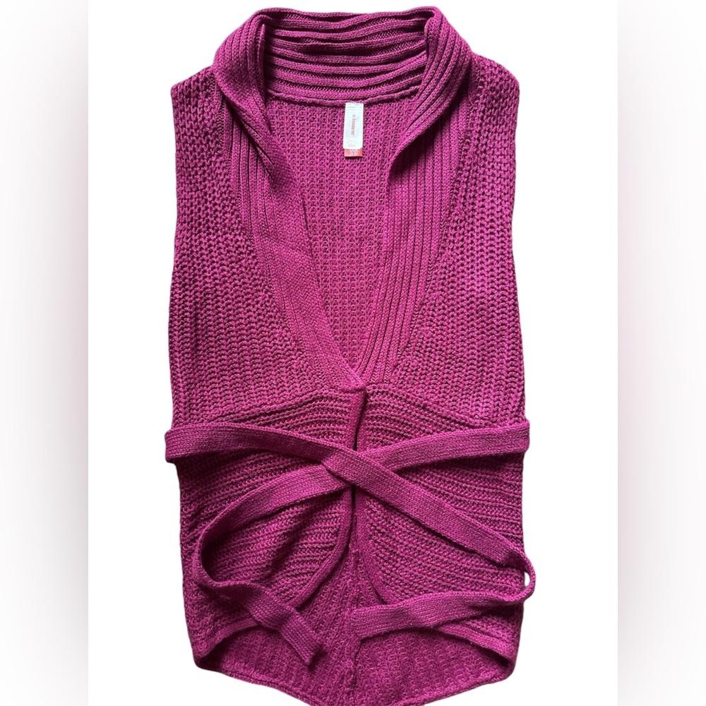 Knit Vest Tie Burgundy Jacket S/CH 3-5